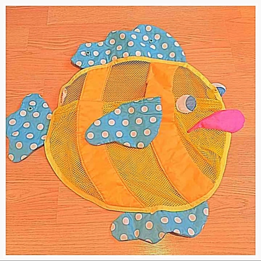 NWOT {Sassy} "Fish" Bath Toy Storage. Orig. $20